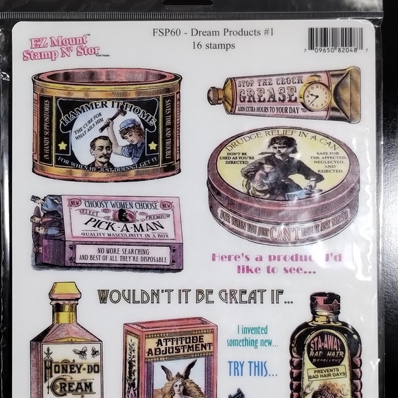 EZ Mount Stamp N Stor Chocolate Wrappers FSP108 Dream Products FSP60 Unmounted - Picture 3 of 10